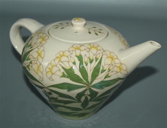 Sally Tuffin floral teapot, ltd ed 11/30